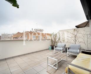 Terrace of Attic to rent in  Valencia Capital  with Air Conditioner, Heating and Parquet flooring