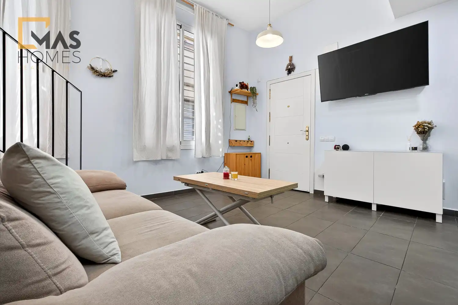 Sala de estar de Piso en venta en Martorell con Terraza