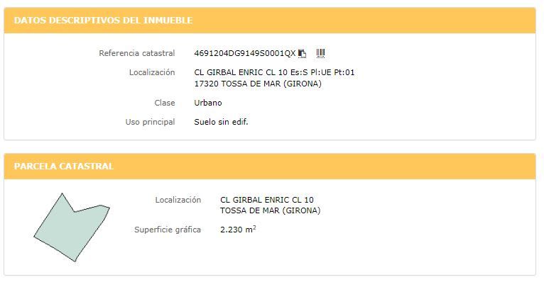 Parking de Terreno en venta en Tossa de Mar