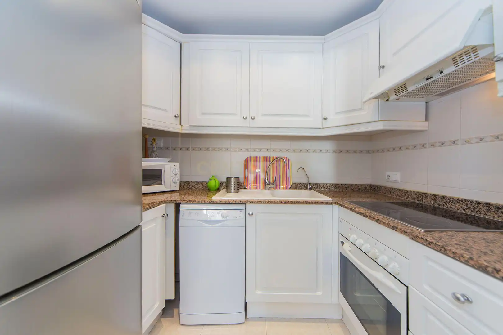Küche von Wohnung zur Miete in Calpe / Calp mit Klimaanlage, Möbliert und Waschmaschine