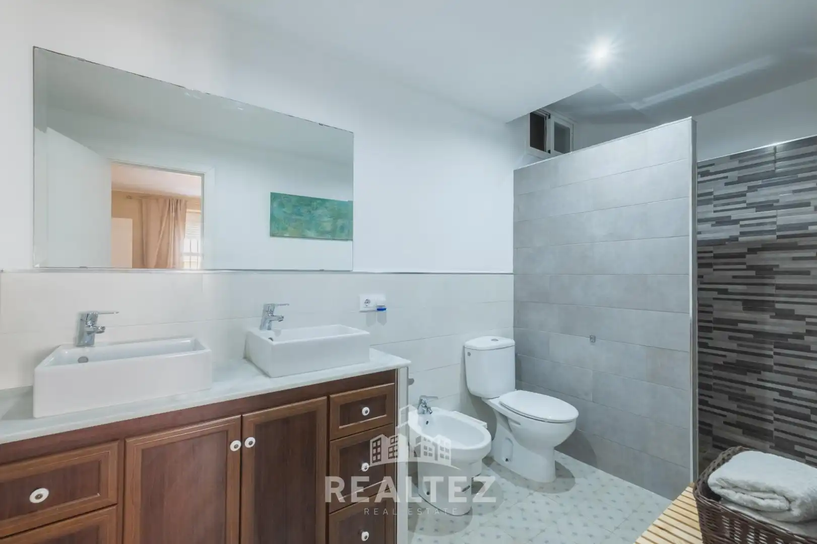 Badezimmer von Haus oder Chalet zum Verkauf in Jerez de la Frontera mit Klimaanlage, Heizung und Terrasse