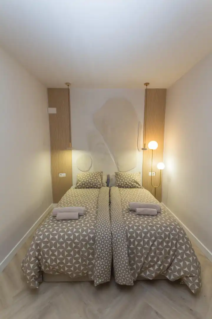 Bedroom of Apartments for sale in Málaga  with Air Conditioner and Furnished