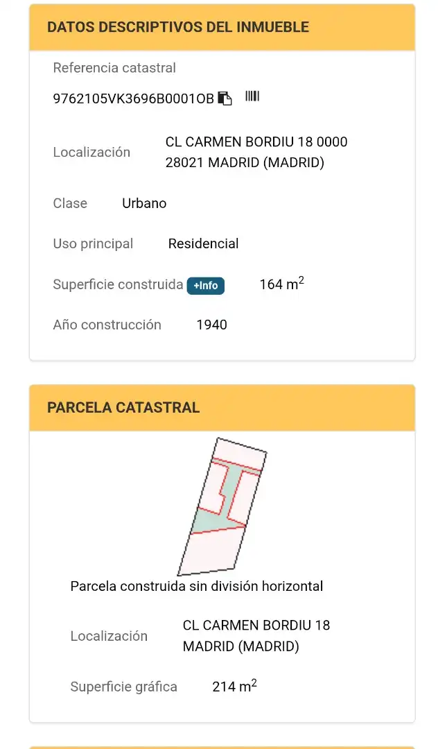 Residential for sale in Calle Carmen Bordiú, 18, Villaverde Alto