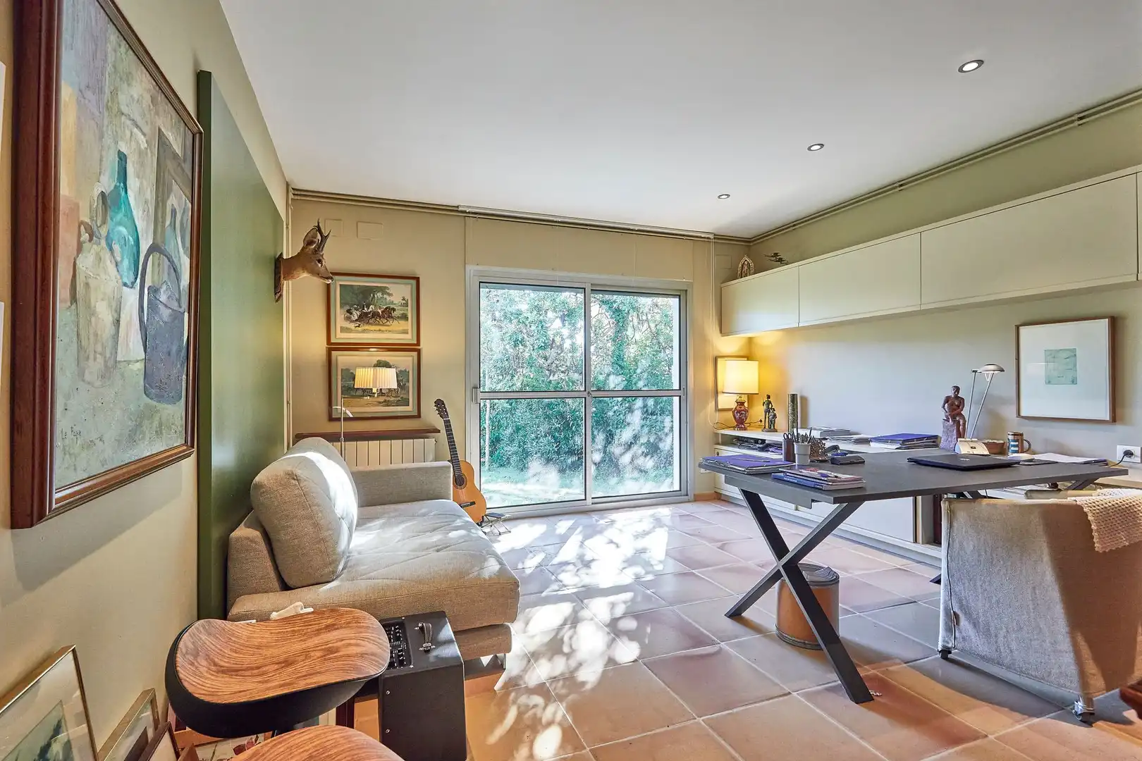 Wohnzimmer von Haus oder Chalet zum Verkauf in Premià de Dalt mit Klimaanlage, Heizung und Privatgarten