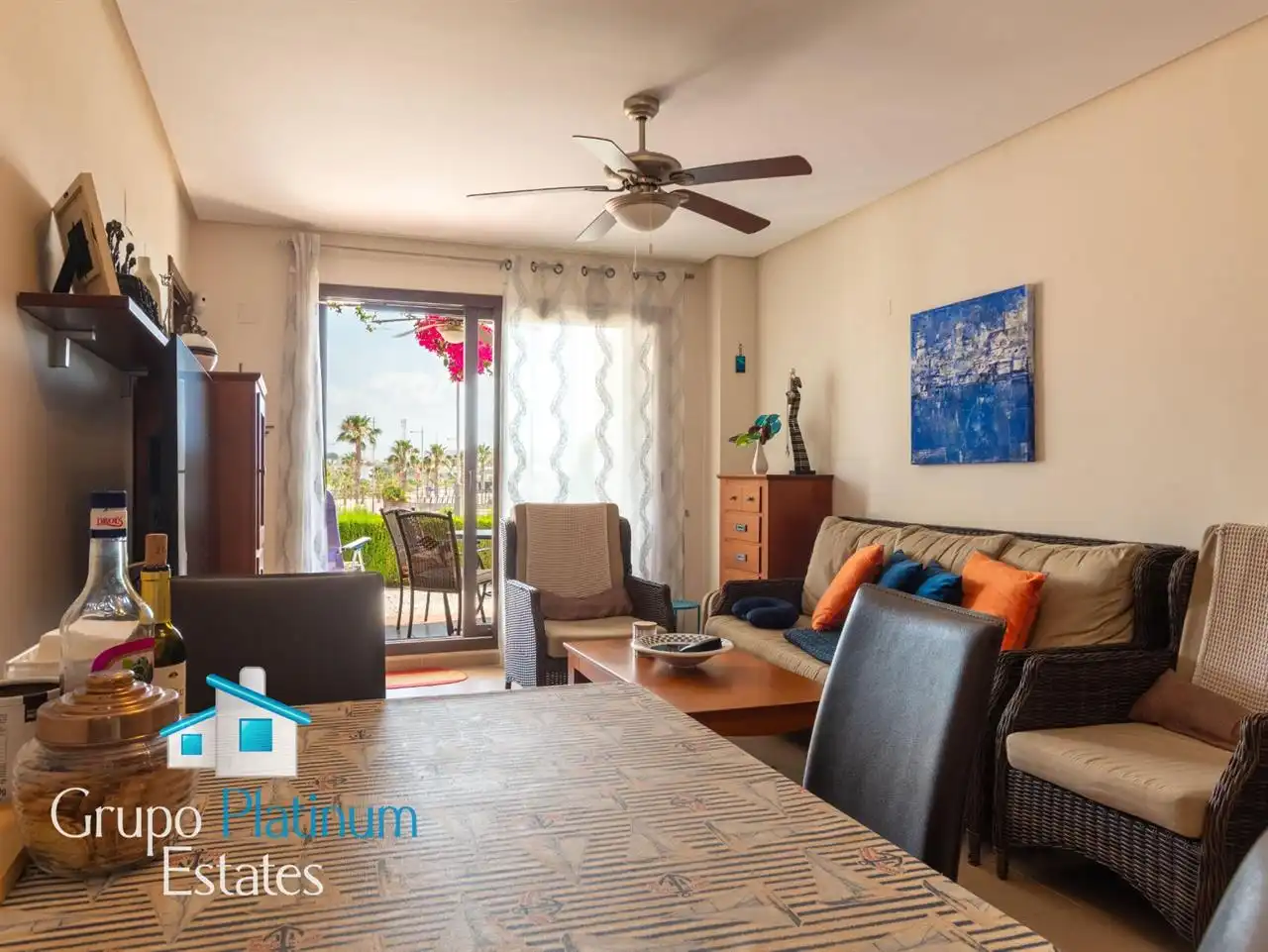Sala de estar de Apartamento en venta en Pulpí con Aire acondicionado, Calefacción y Terraza