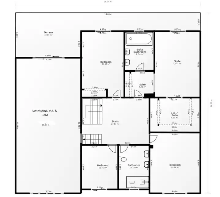 Haus oder Chalet zum Verkauf in Pineda de Mar mit Klimaanlage, Heizung und Privatgarten