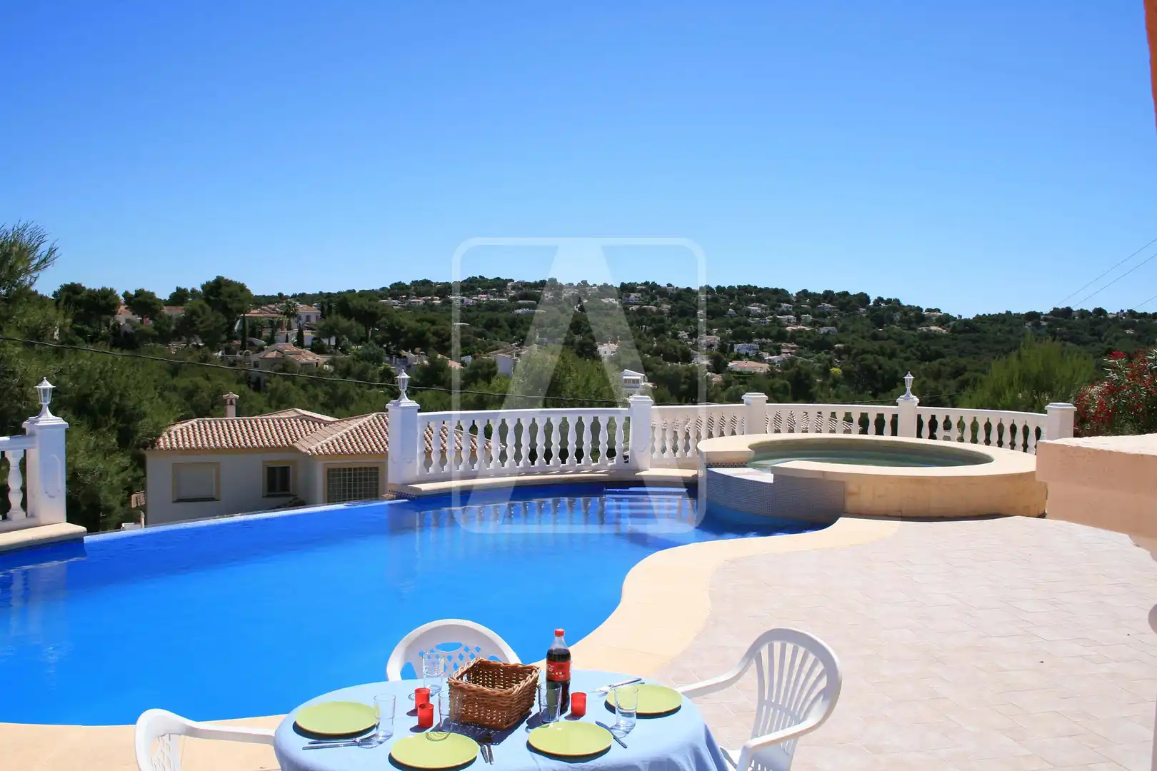 Piscina de Casa o xalet en venda en Jávea / Xàbia amb Calefacció, Jardí privat i Terrassa