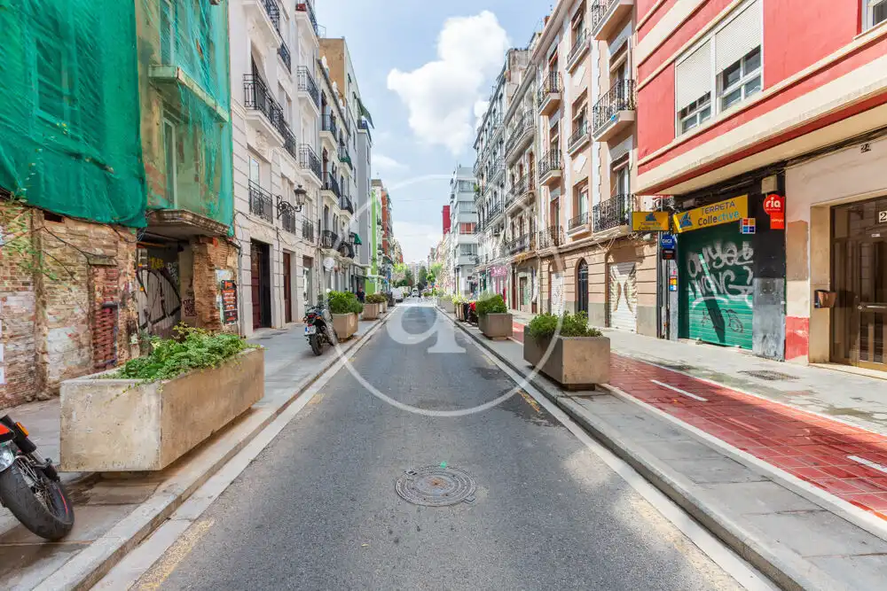 Vista exterior de Àtic de lloguer en Valencia amb Aire condicionat, Calefacció i Terrassa