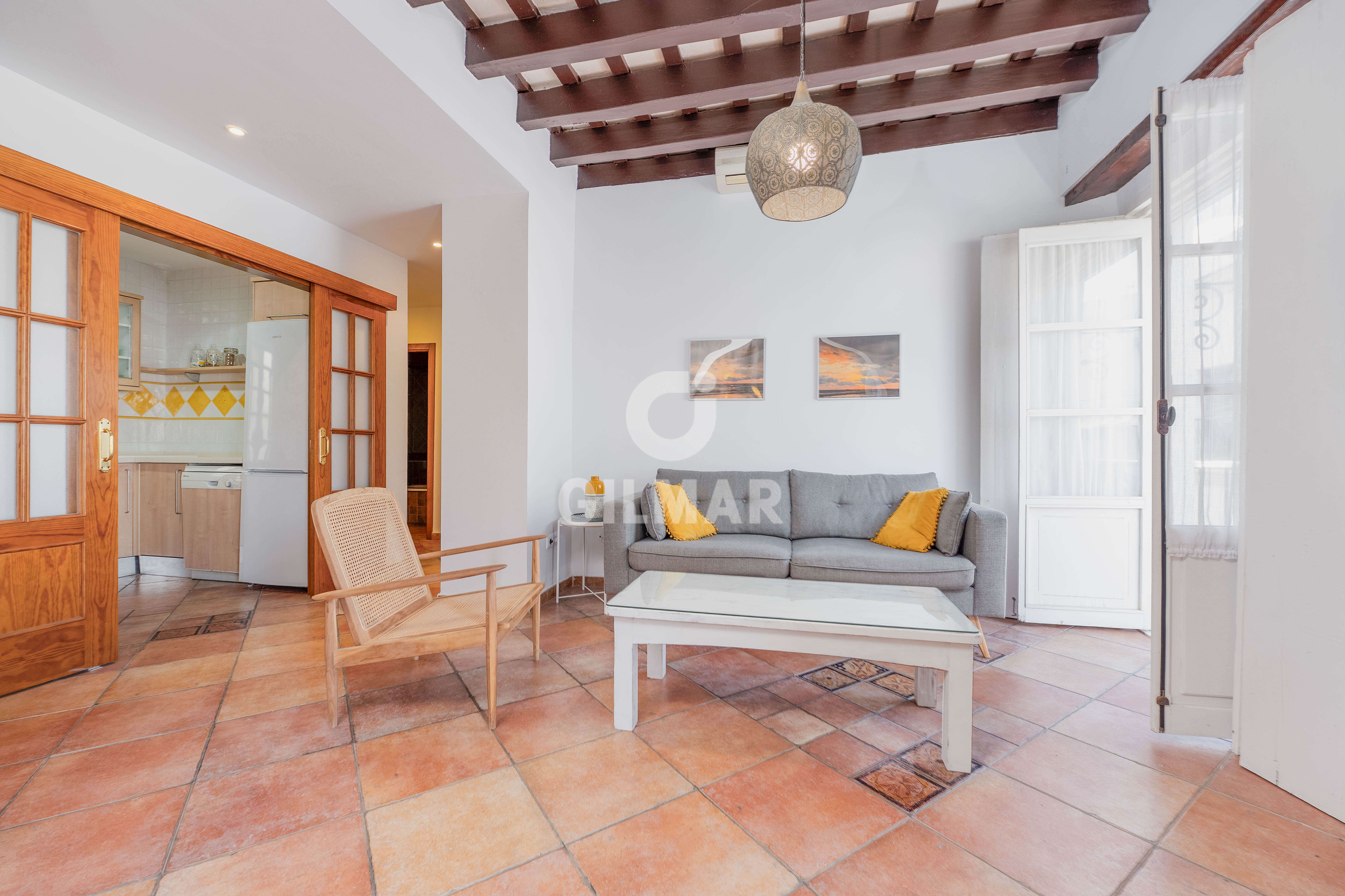 Sala de estar de Piso en venta en  Cádiz Capital con Calefacción