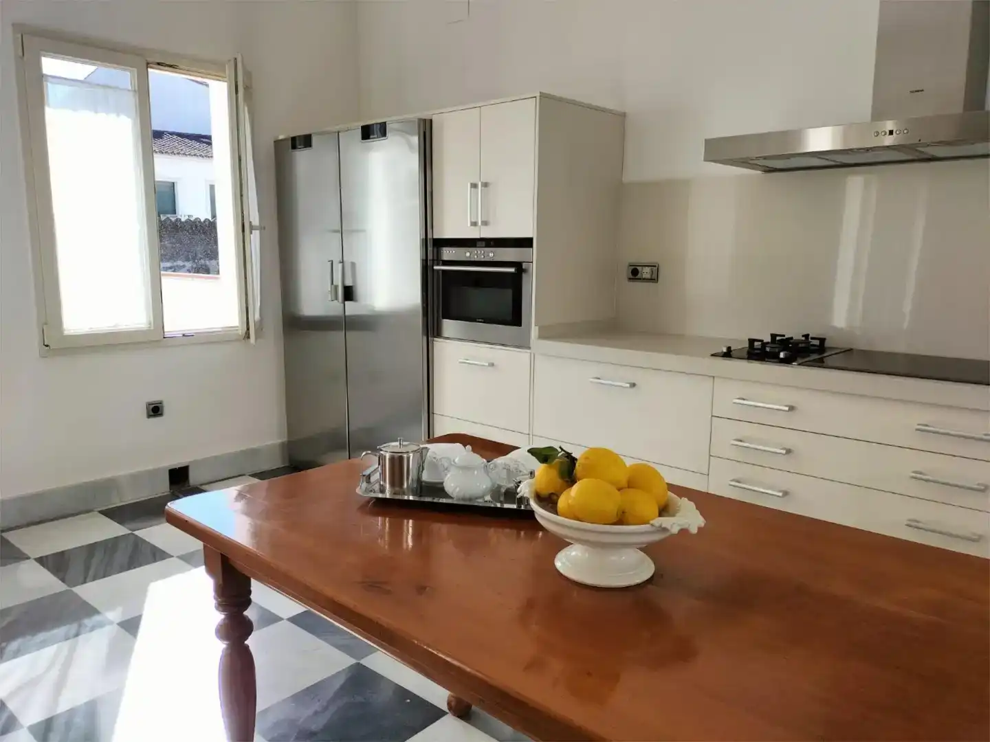 Cuina de Pis de lloguer en Aracena amb Aire condicionat, Traster i Moblat