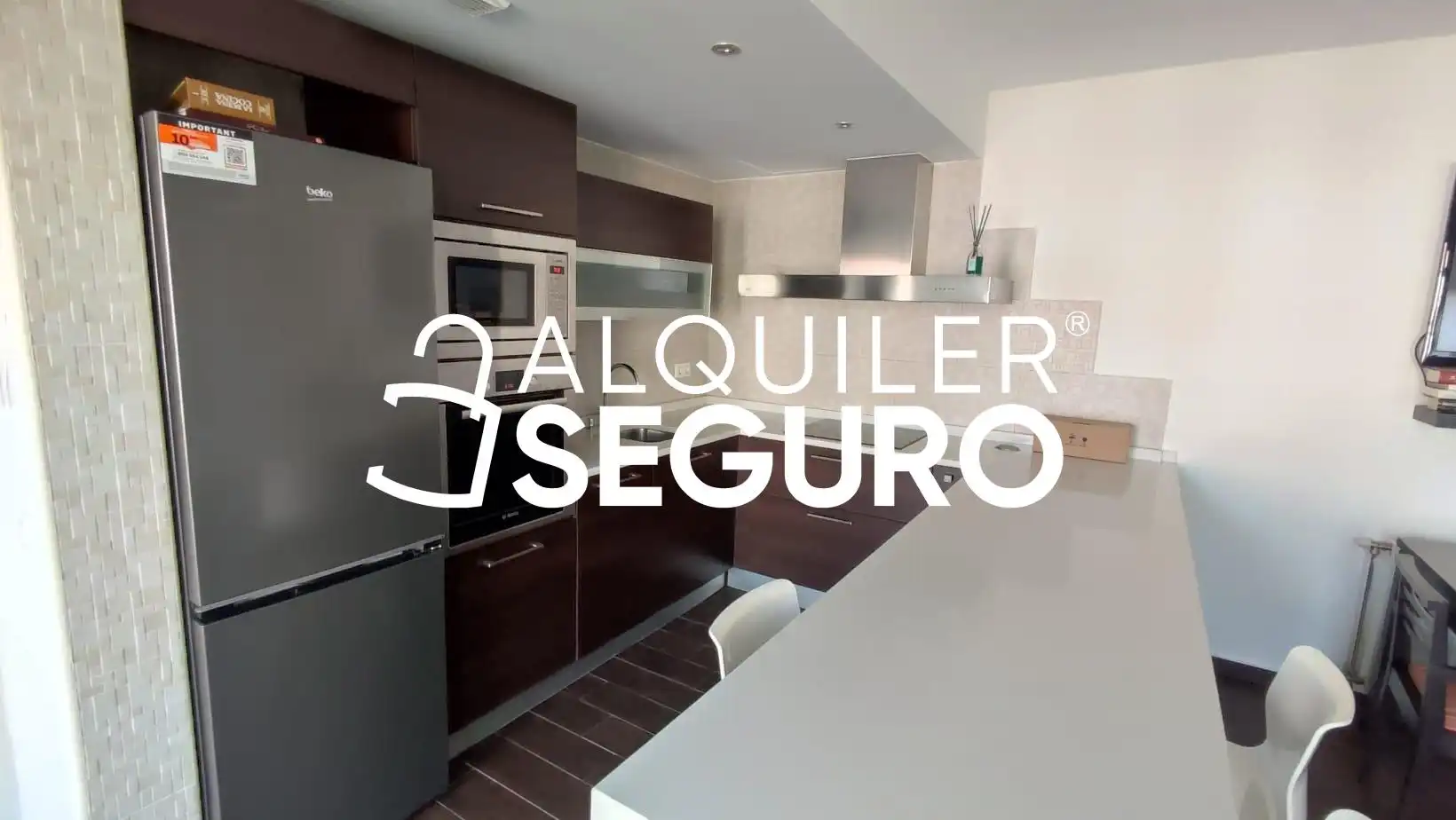 Kitchen of Flat for rent in Madrid  with Heating, Storage room and Furnished