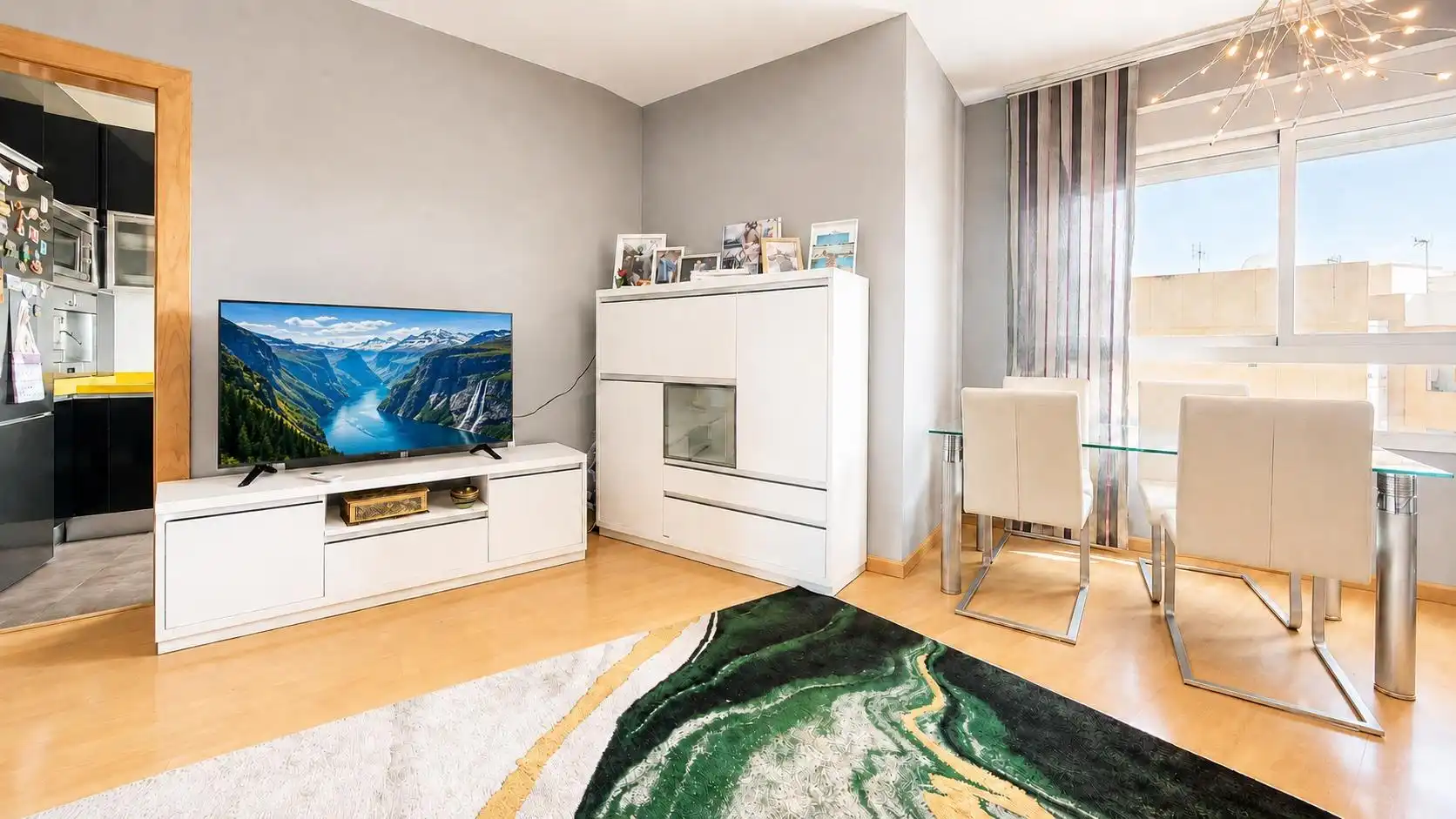 Sala de estar de Piso en venta en Almería con Aire acondicionado