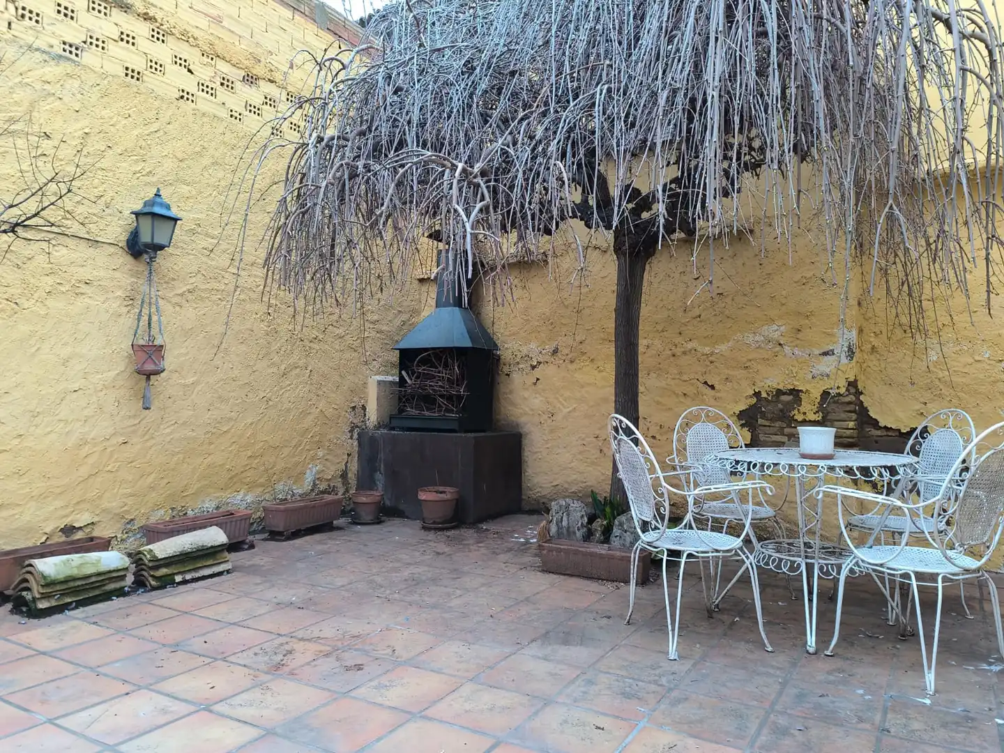 Terraza de Casa o chalet en venta en Pinseque con Jardín privado, Amueblado y Horno