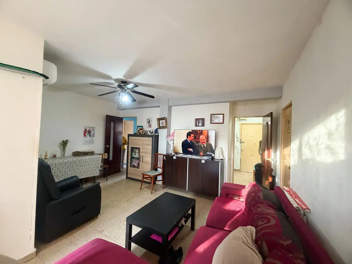 Living room of Flat for sale in  Madrid Capital  with Terrace