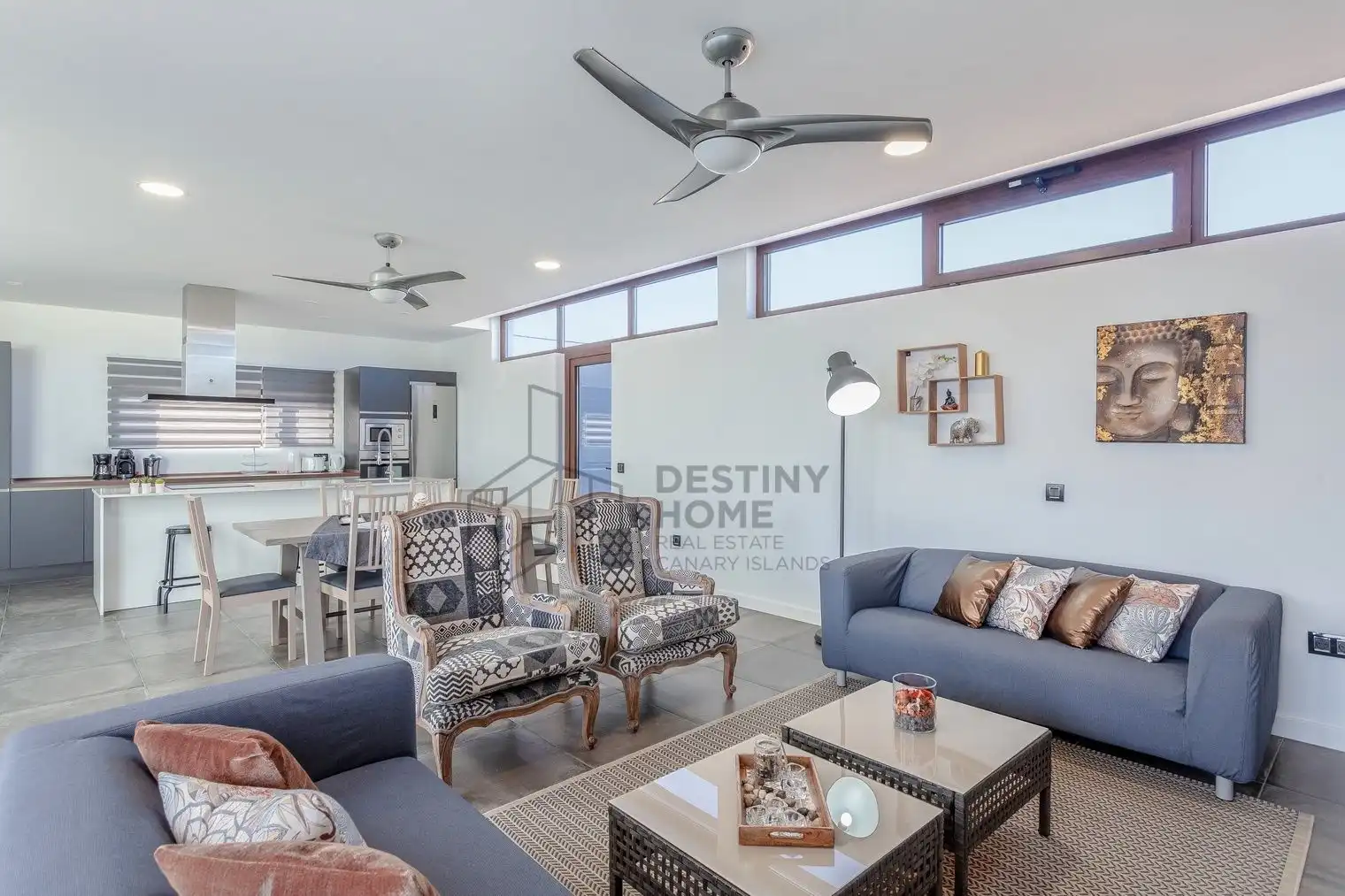 Sala de estar de Casa o chalet en venta en Antigua con Jardín privado, Terraza y Piscina