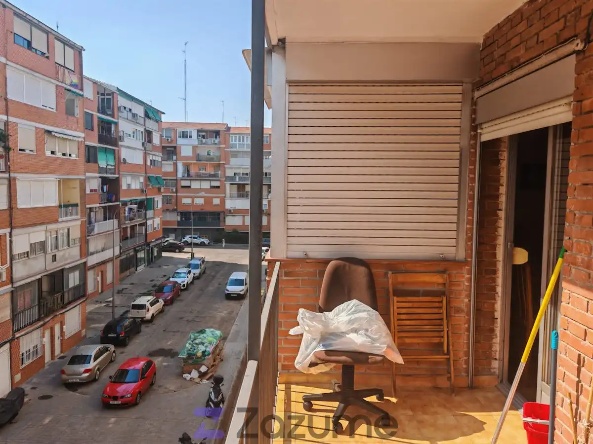 Balcony of Flat for rent in Madrid  with Heating, Terrace and Furnished