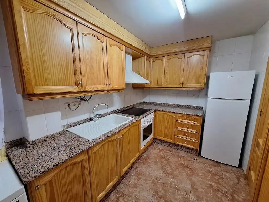 Kitchen of Flat for sale in Castalla  with Furnished and Balcony
