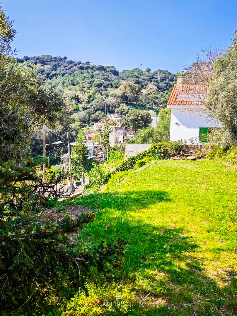 Vista exterior de Casa o chalet en venta en Barcelona con Calefacción, Jardín privado y Terraza
