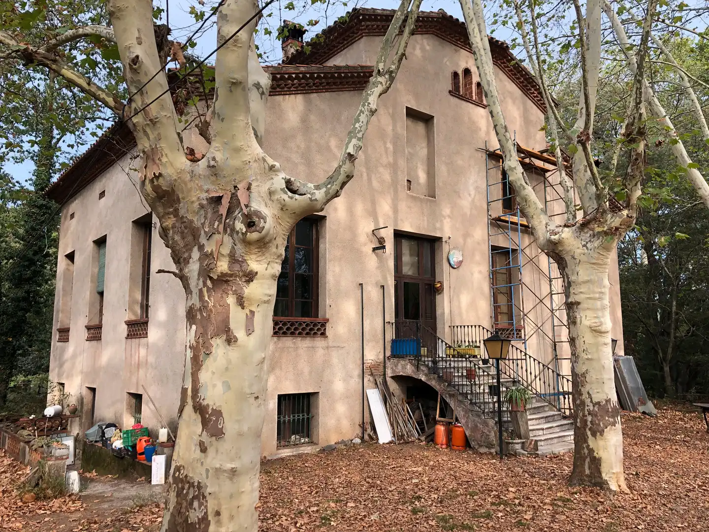 Vista exterior de Finca rústica en venda en Sant Celoni