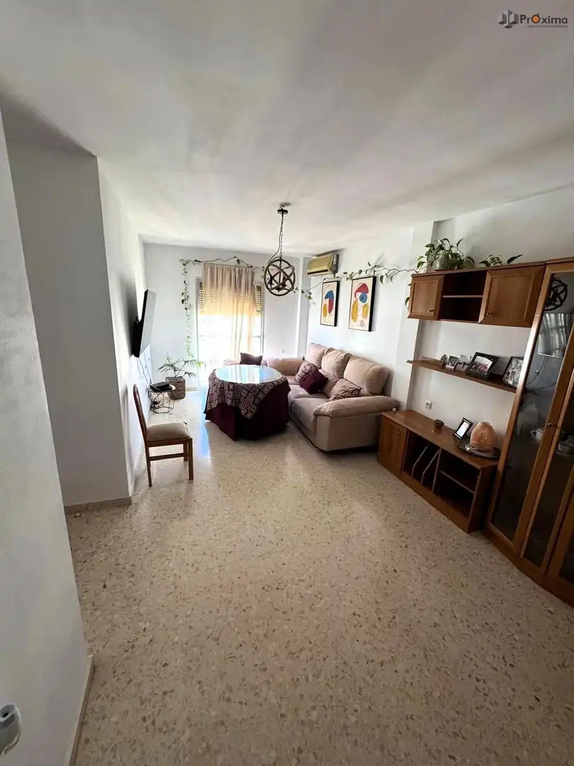 Living room of Flat for sale in Écija  with Air Conditioner, Terrace and Furnished