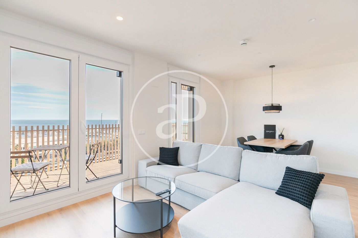 Living room of Flat to rent in Mataró  with Air Conditioner, Heating and Terrace