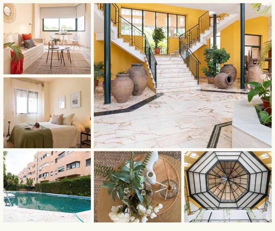 Exterior view of Apartment for sale in  Sevilla Capital  with Private garden, Parquet flooring and Community pool