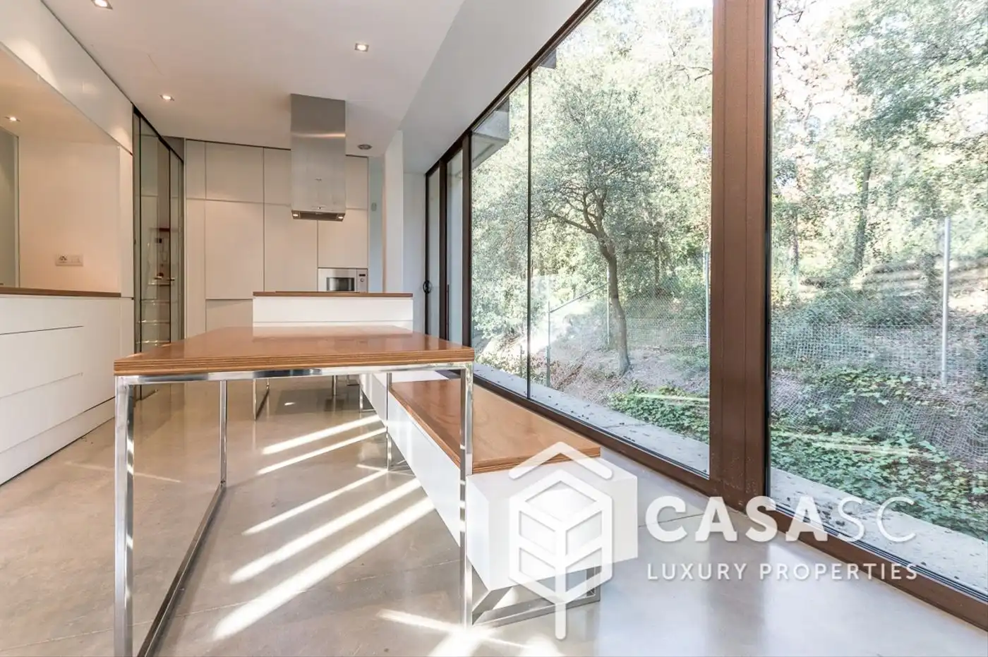 Kitchen of Houses for sale in Sant Cugat del Vallès  with Air Conditioner, Heating and Private garden