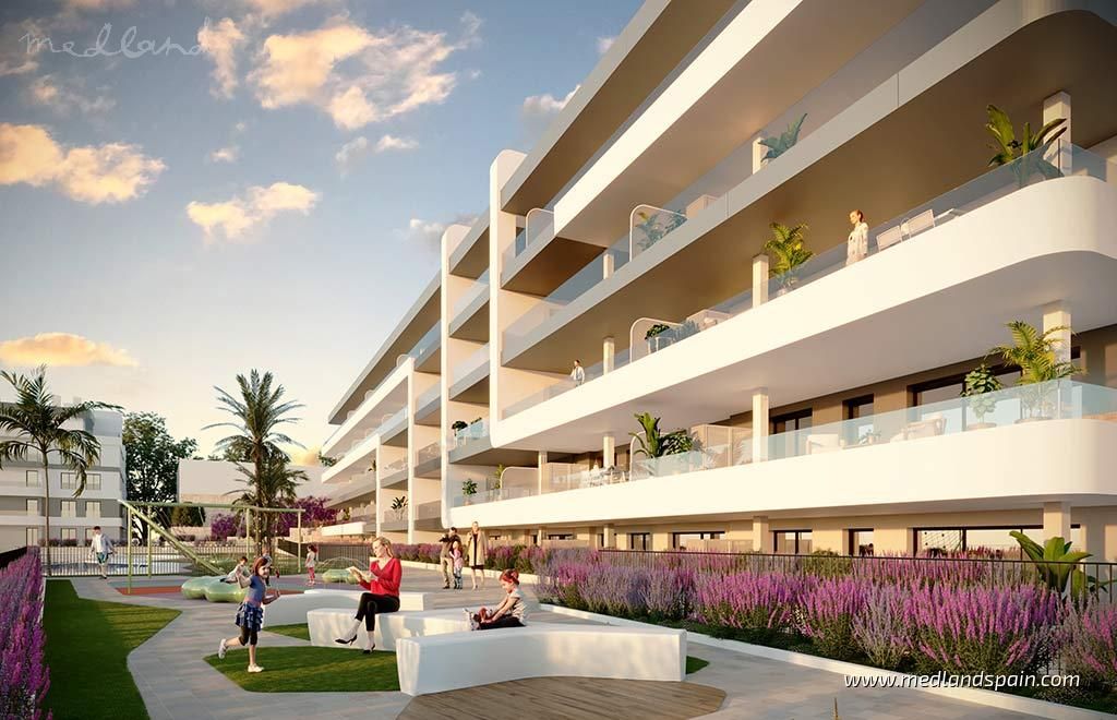 Vista exterior de Apartament en venda en Mutxamel amb Aire condicionat, Calefacció i Terrassa