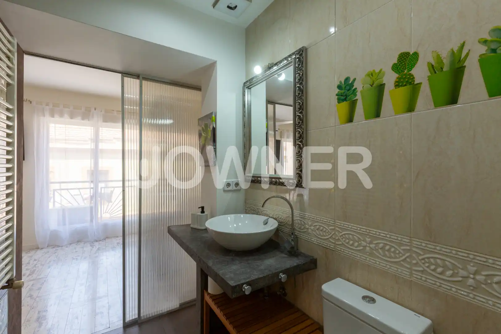 Badezimmer von Wohnung zur Miete in Madrid mit Klimaanlage, Heizung und Möbliert