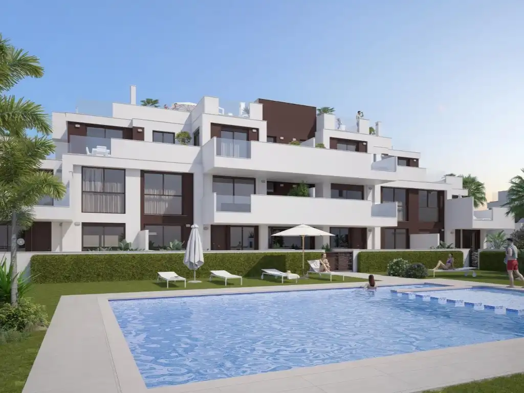 Vista exterior de Casa o chalet en venta en Pilar de la Horadada con Aire acondicionado, Jardín privado y Piscina