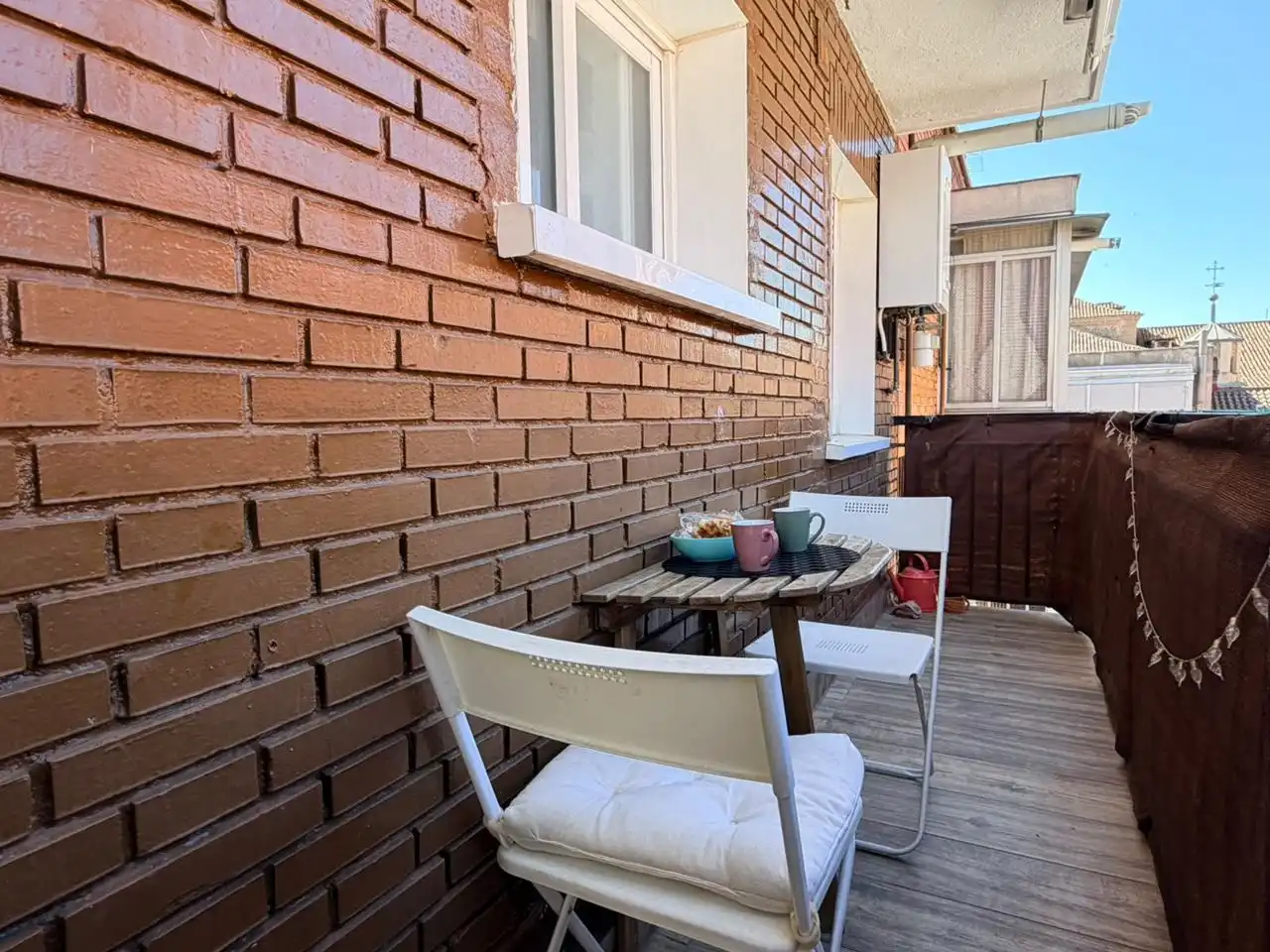 Balcony of Flat for sale in Madrid  with Air Conditioner, Heating and Terrace
