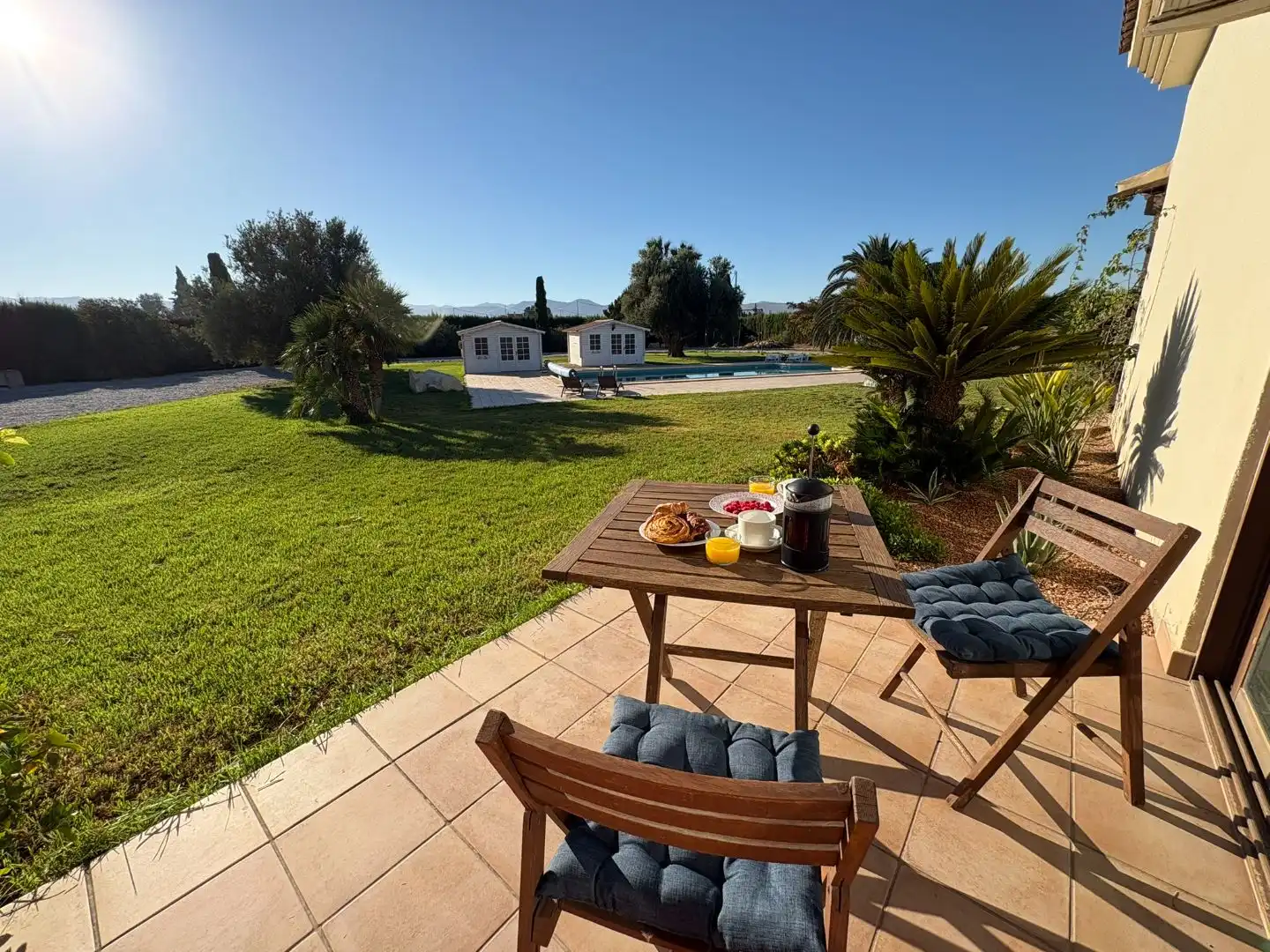 Jardí de Casa o xalet en venda en Lorca amb Aire condicionat, Terrassa i Piscina