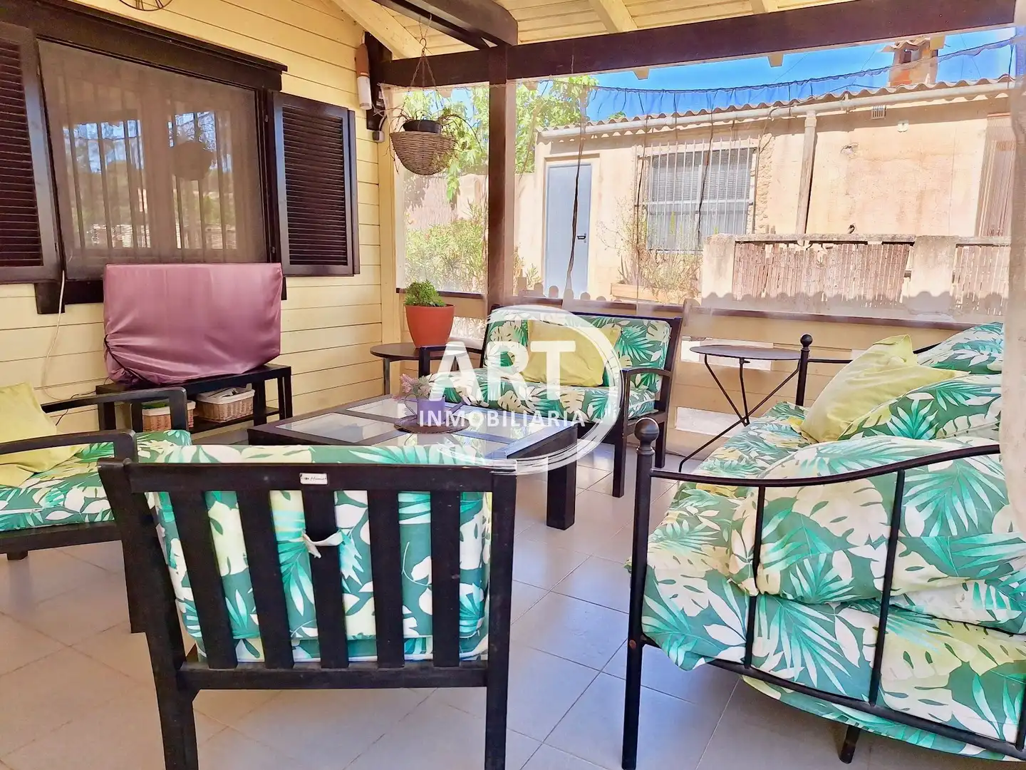 Terrassa de Casa o xalet en venda en Bétera amb Aire condicionat, Jardí privat i Terrassa