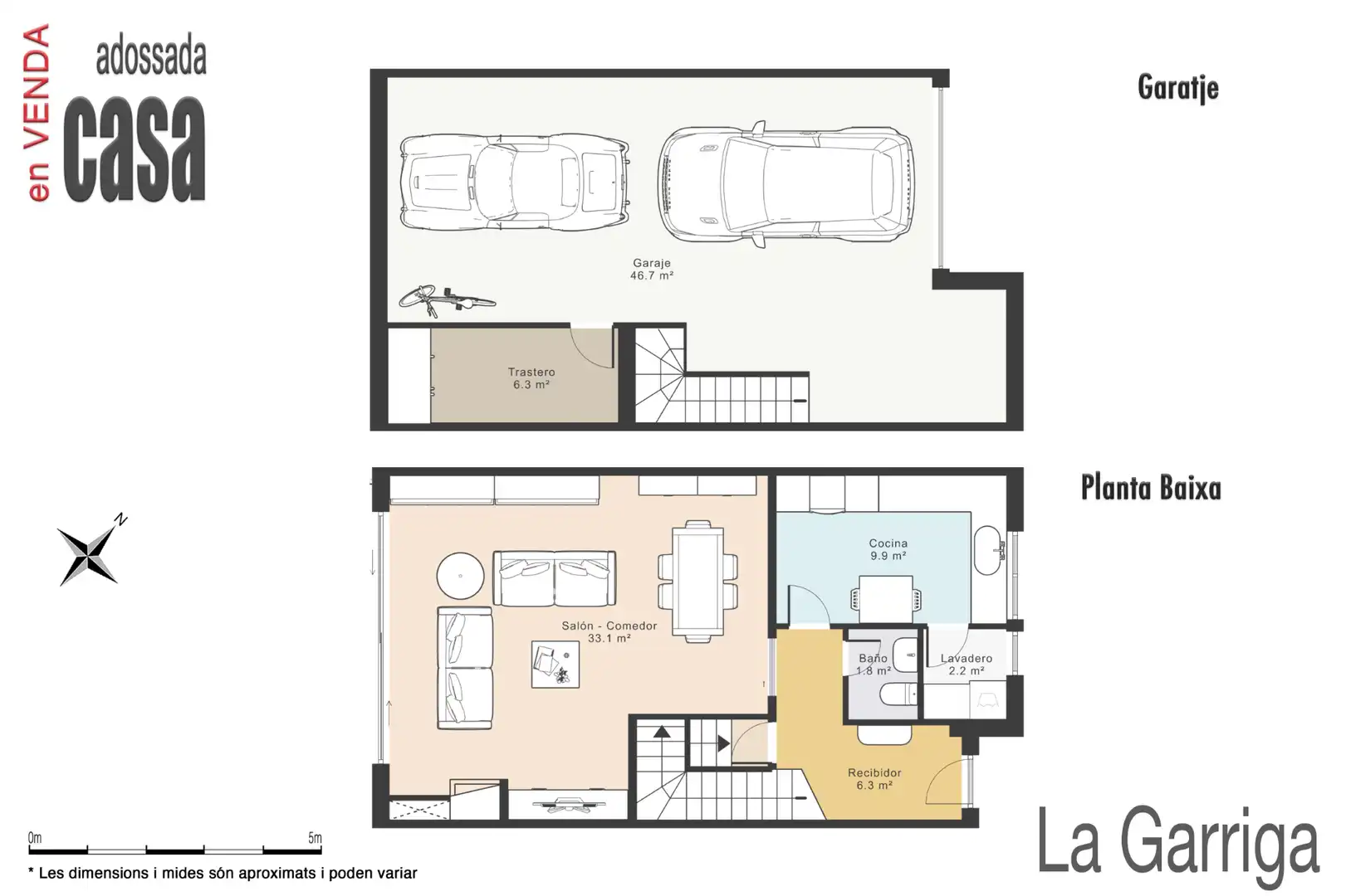 Terraced house with garden for sale in Carretera Nova, imagen 45