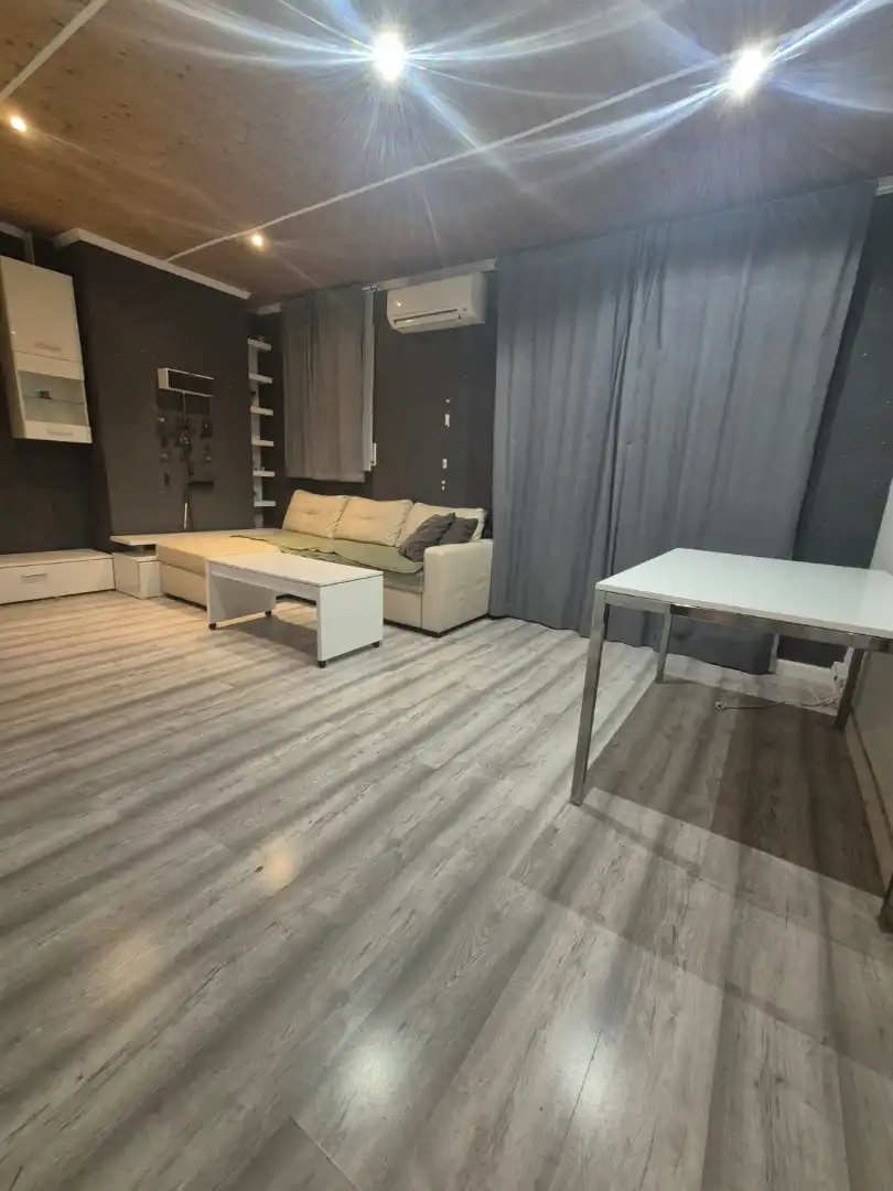 Sala de estar de Ático en venta en Santa Coloma de Gramenet con Aire acondicionado, Parquet y Terraza