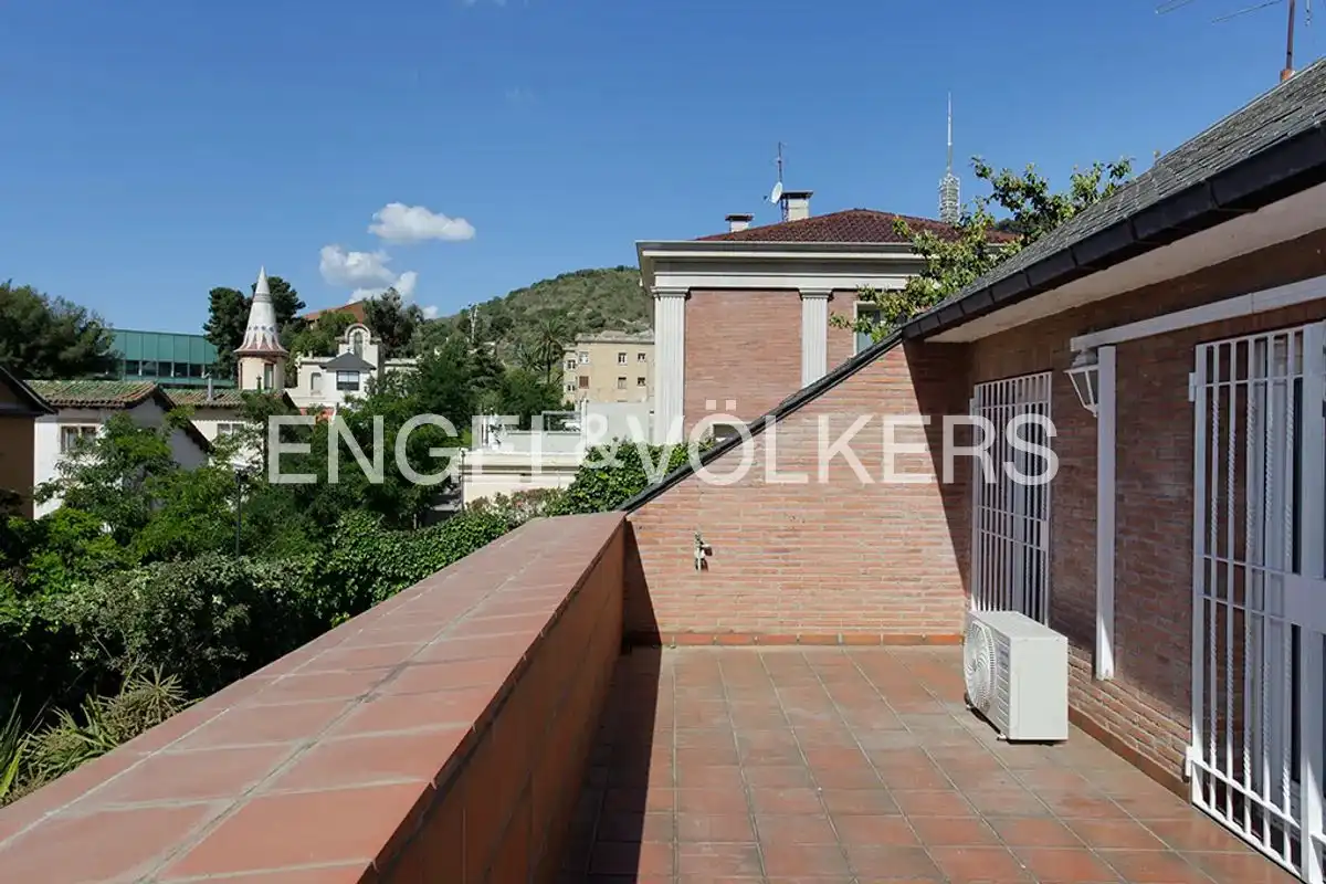 Terraza de Casa o chalet de alquiler en Barcelona con Aire acondicionado, Calefacción y Jardín privado
