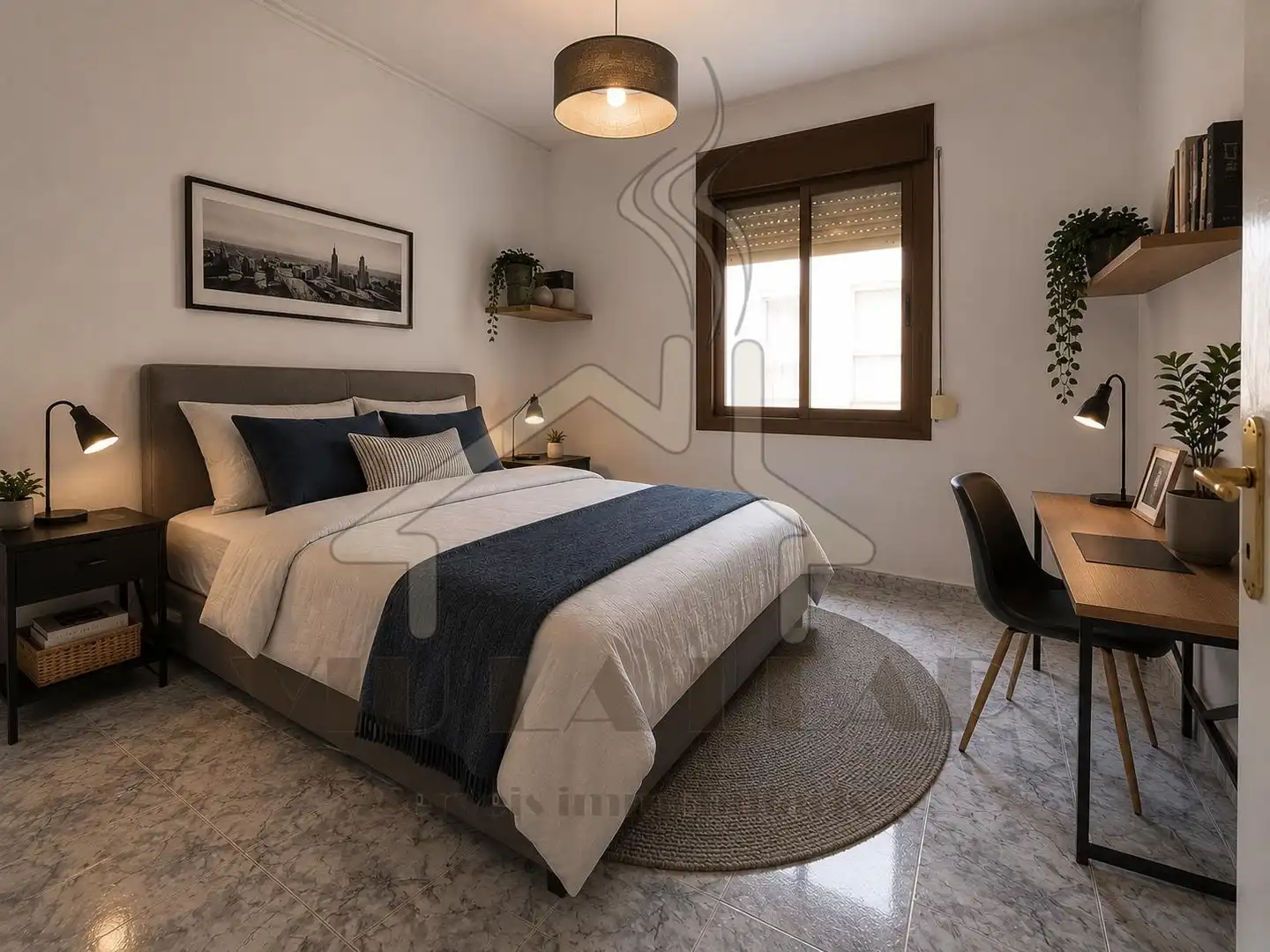 Schlafzimmer von Wohnung zum Verkauf in Mataró mit Klimaanlage und Heizung