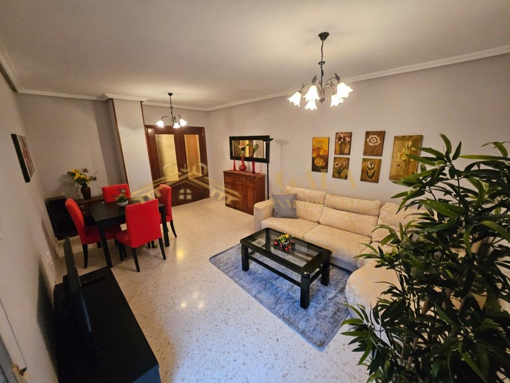 Living room of Flat for rent in Cáceres Capital  with Terrace and Furnished