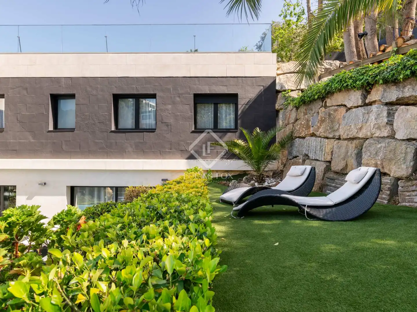 Terraza de Casa o chalet en venta en Sant Cugat del Vallès con Aire acondicionado, Calefacción y Jardín privado