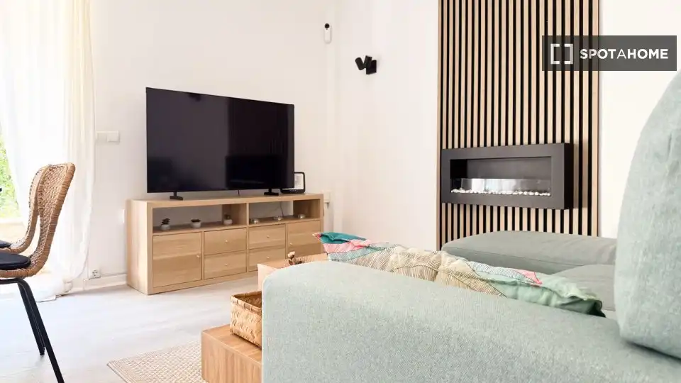 Living room of Apartments for share in Pollença  with Air Conditioner, Terrace and Furnished