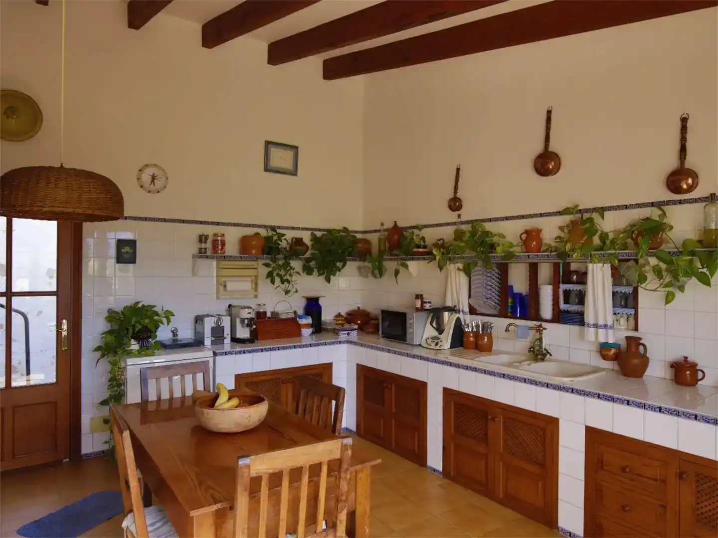 Cocina de Finca rústica en venta en Sóller con Aire acondicionado y Piscina