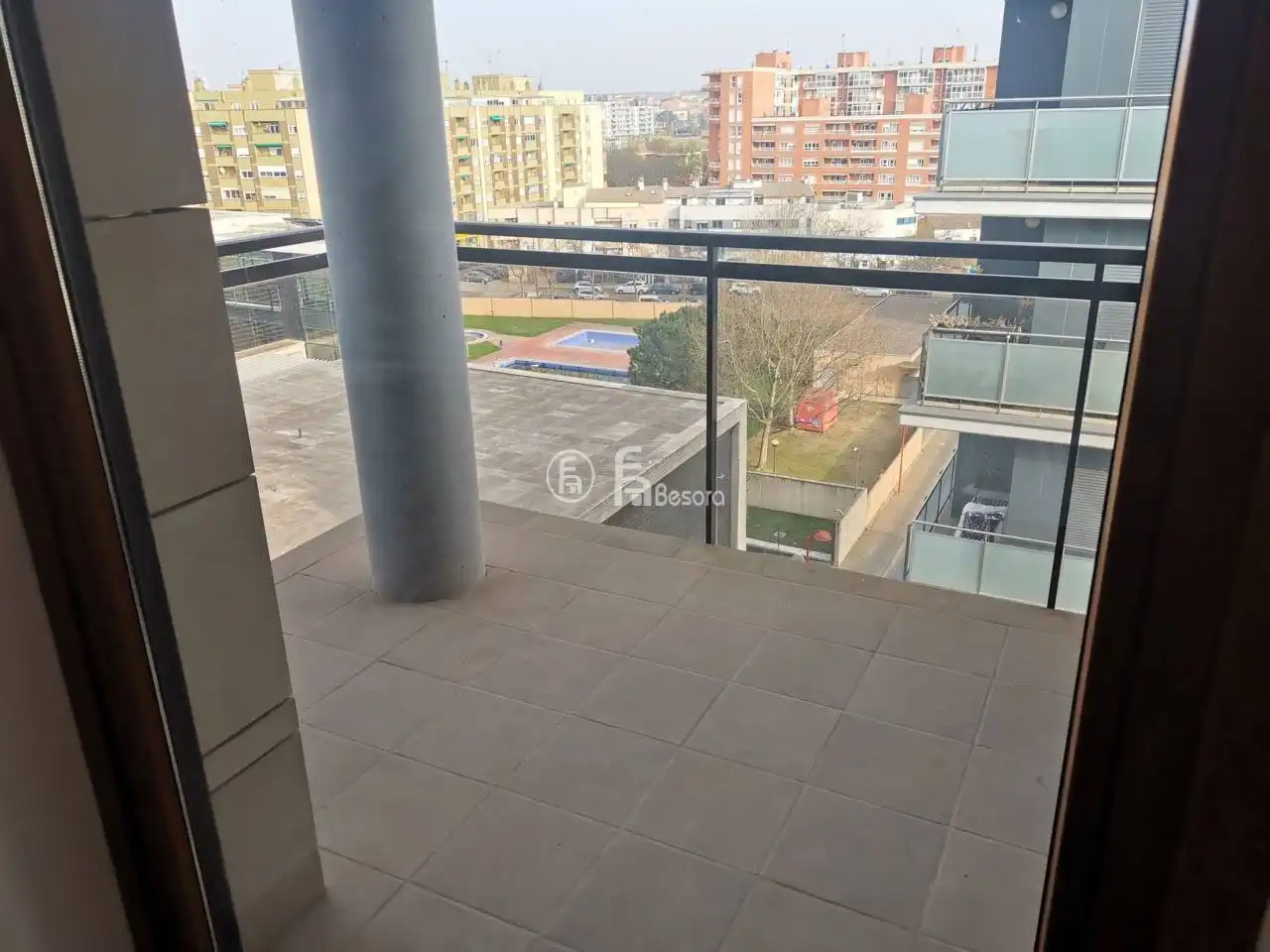 Terrace of Flat for rent in Lleida  with Air Conditioner, Heating and Parquet flooring