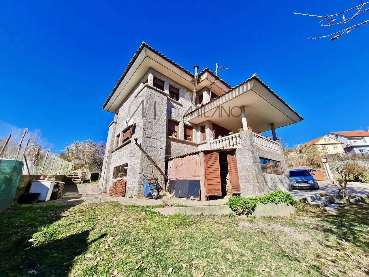 Exterior view of Houses for sale in Moaña  with Heating, Private garden and Terrace