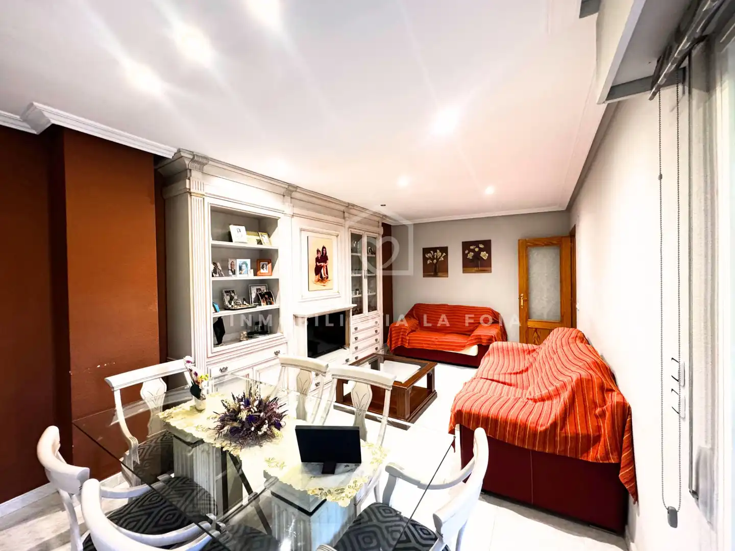 Sala de estar de Piso en venta en Ibi con Jardín privado, Amueblado y Balcón