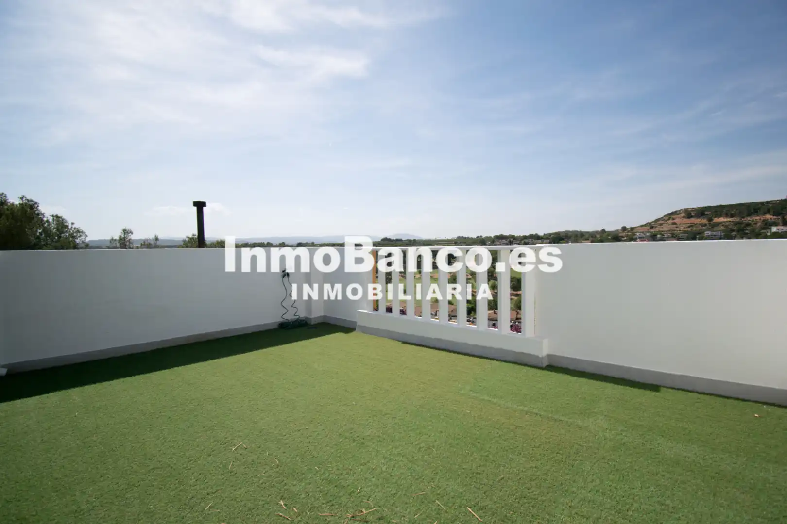 Terraza de Casa adosada de alquiler en Chiva con Aire acondicionado, Jardín privado y Terraza