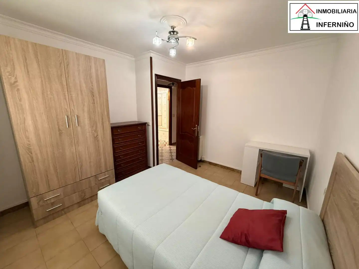 Bedroom of Flat for rent in Ferrol  with Terrace