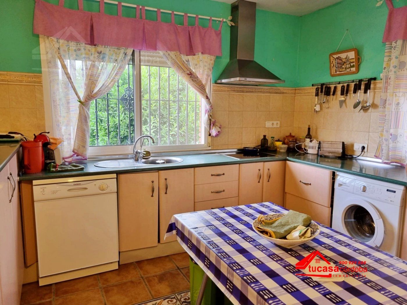 Küche von Country house zum verkauf in Almodóvar del Río mit Heizung, Terrasse und Schwimmbad