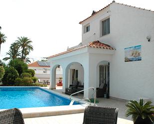 Vista exterior de Casa o xalet en venda en Cartagena amb Aire condicionat, Jardí privat i Terrassa
