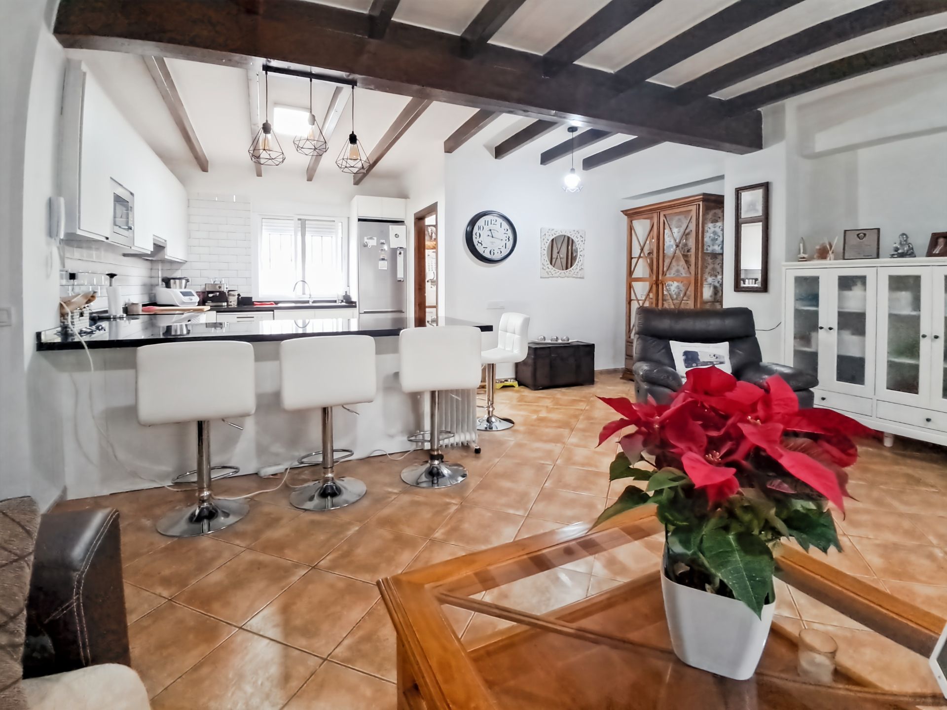 Kitchen of House or chalet for sale in Almogía  with Air Conditioner, Private garden and Terrace