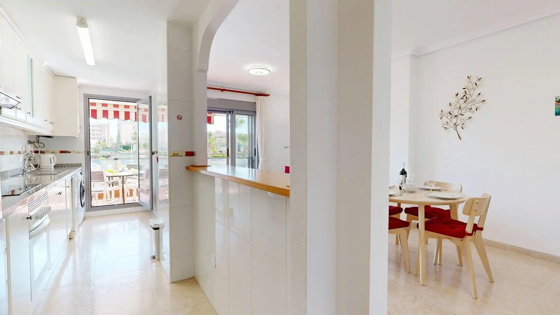 Kitchen of Apartments for rent in Elche / Elx  with Air Conditioner, Heating and Private garden